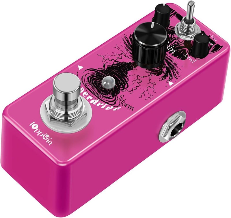 IOppWin Tube Screamer Overdrive Guitar Pedal - Dual Modes (Warm/Hot), Metal Housing, True Bypass, LED Status Indicator - Image 1